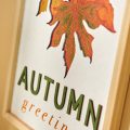 Autumn Sign Pumpkin Maple Leaf Wall Signs