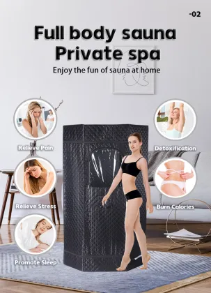 Compact Portable Sauna Tent - Serenelife Small Full Body Cabin for 1-2 Persons