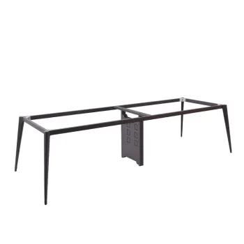 Steel Metal Iron 4-Person Seater Linear Writing Desk Frame