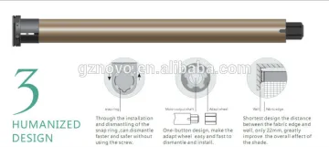 sun-shading 50mm tubular motor for roller blinds
