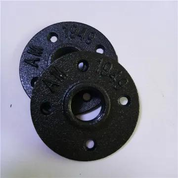 malleable iron pipe fitting floor flange 1/2" 3/4"