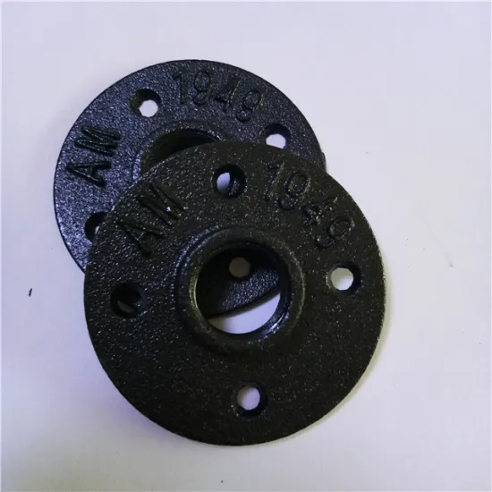 malleable iron pipe fitting floor flange 1/2" 3/4"