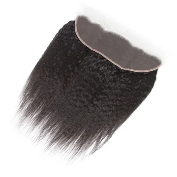 Brazilian Kinky Straight Lace Frontal, Human Hair Lace Frontal Piece