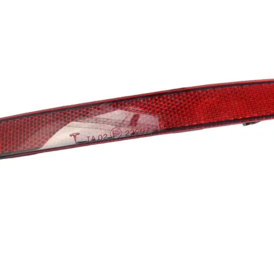 Blue Reflective Energy Bumpers for Tesla Model 3