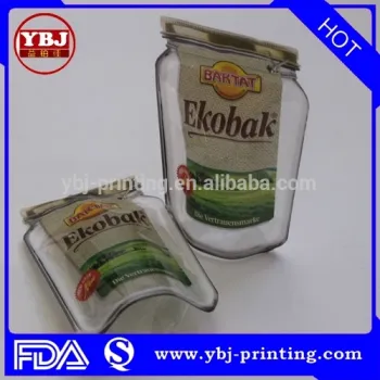 clear low density LDPE custom plastic zipper poly bag