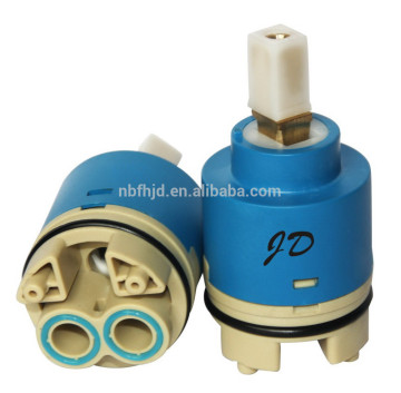 40mm Blue plastic housing Precision faucet Tap Ceramic disc Cartridge with Distributor
