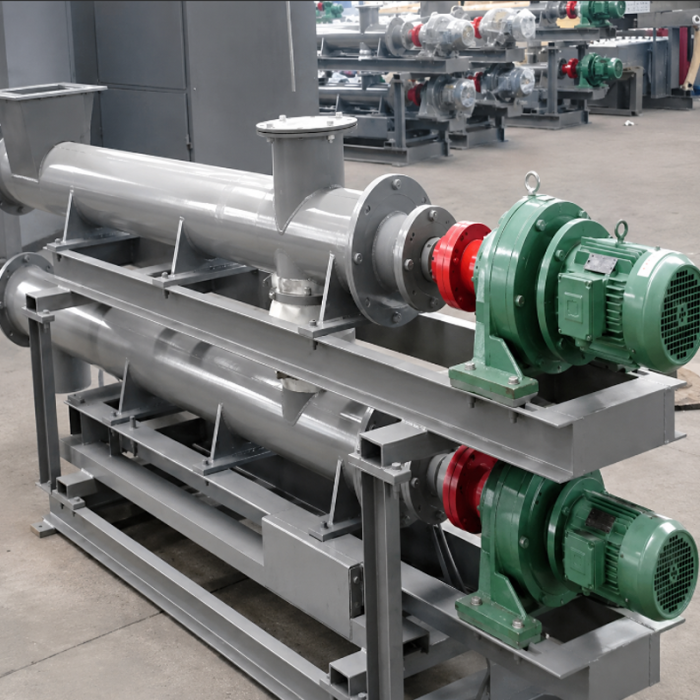 Sistema de alimentadores de tornillo automático industrial
