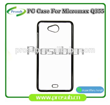 sublimation heat transfer plastic blank diy cell phone case cover skin for SFP-Micromax Canvas Play Q355