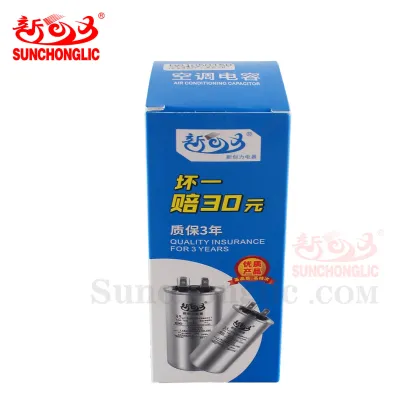 Sunchonglic CBB65 60uf 450v Air Conditioner Explosion-Proof Capacitor
