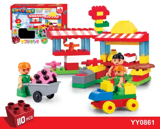 Large Building with Block for Kids