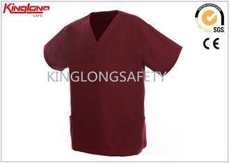 Fashionable Printed Embroidery Hospital Uniforms S / M / L