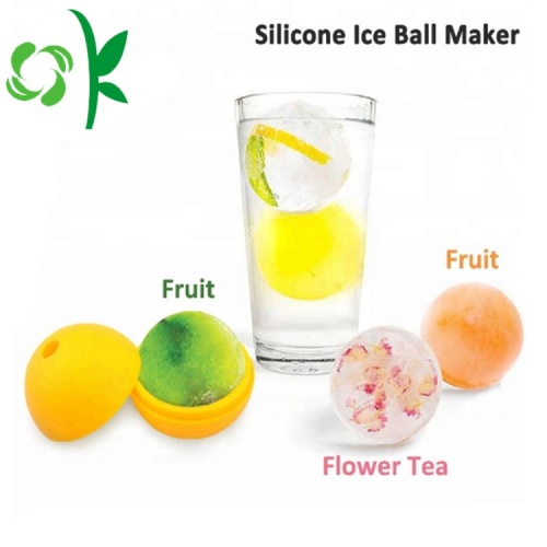 Silicone Sphere Ice Tray Mold dengan Tutup Sale