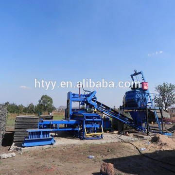 QT7-15 Semi-automatic block making machine in zambia,