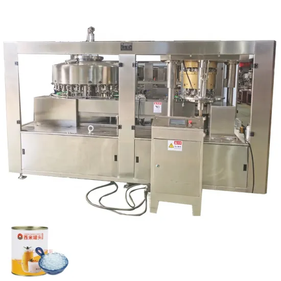 Higee Metal Tin Can Coconut Milk Beverage Filling Machine