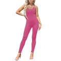 Womens Spaghetti Strap BodyCon Tank Tanksuit