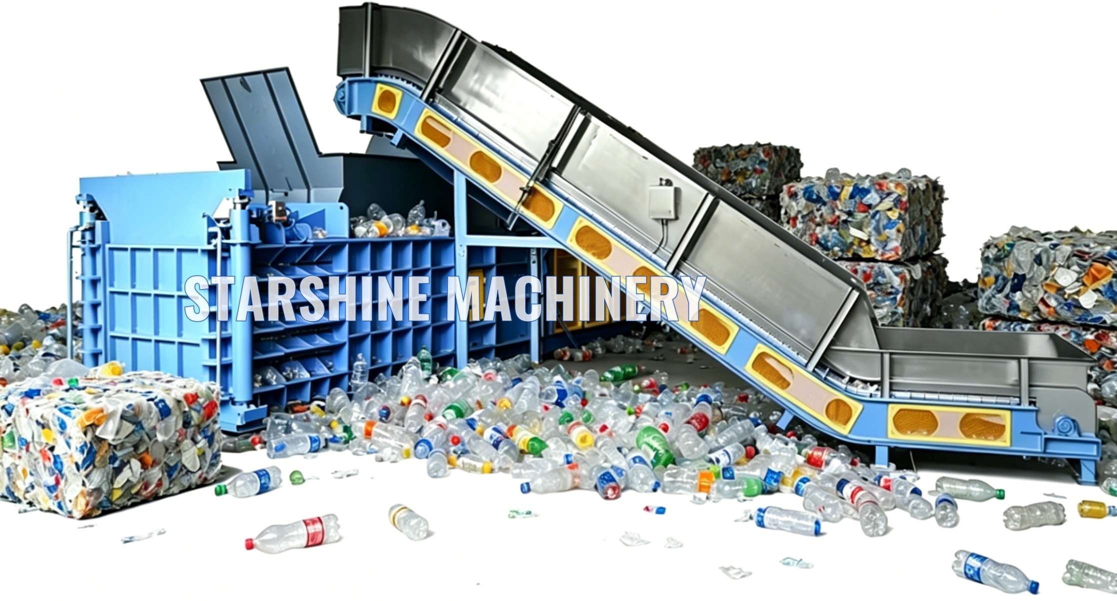 plastic waste baler