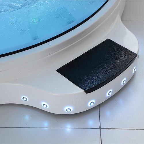 2 Person Acrylic Jetted Massage Bathtub