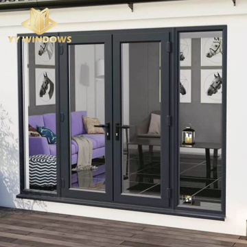 High Quality Fire Proof NFRC 10 Years Warranty Aluminium Casement Exit Door for House