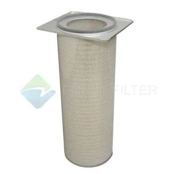 Polyester Square Chuck Industrial Cleaning Spun Bonded Fabric Powder Replacement Air Filter Element