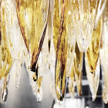 INSHINE Gold And White Bright Hanging Pendant Light