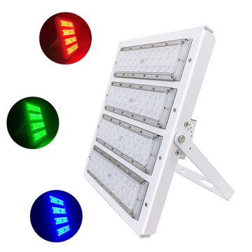Fabriksförsörjning DMX/IR/RF kontrollerad 200W RGB fullfärgad utomhusflödesljus