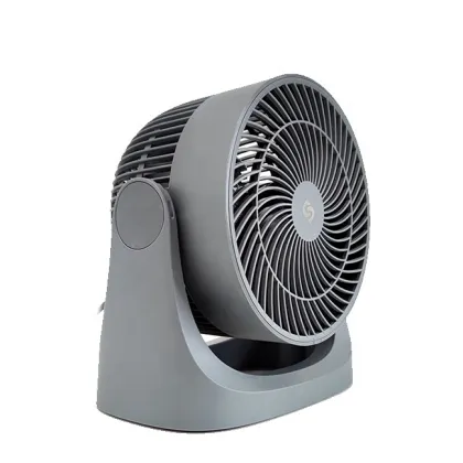 7 Inch Smart Box Fan - 3 Speed Black Electric Air-Cooling Fan for Household and Outdoor Use
