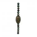 Brown &amp; Green Crackle Agate Stone Beads для изготовления ювелирных изделий