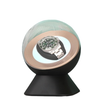 Type-C Power Supply Acrylic LED Automatic Watch Winder with Quiet Motor and Shaker Mechanism