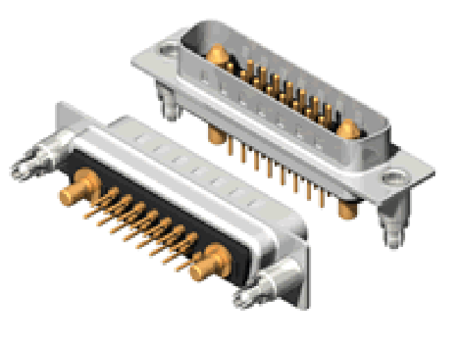 D SUB 17W2 Connector mannelijk soldeer