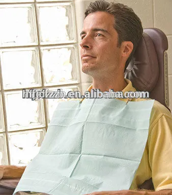 Professional Disposable patients bibs/dental bibs for hospital