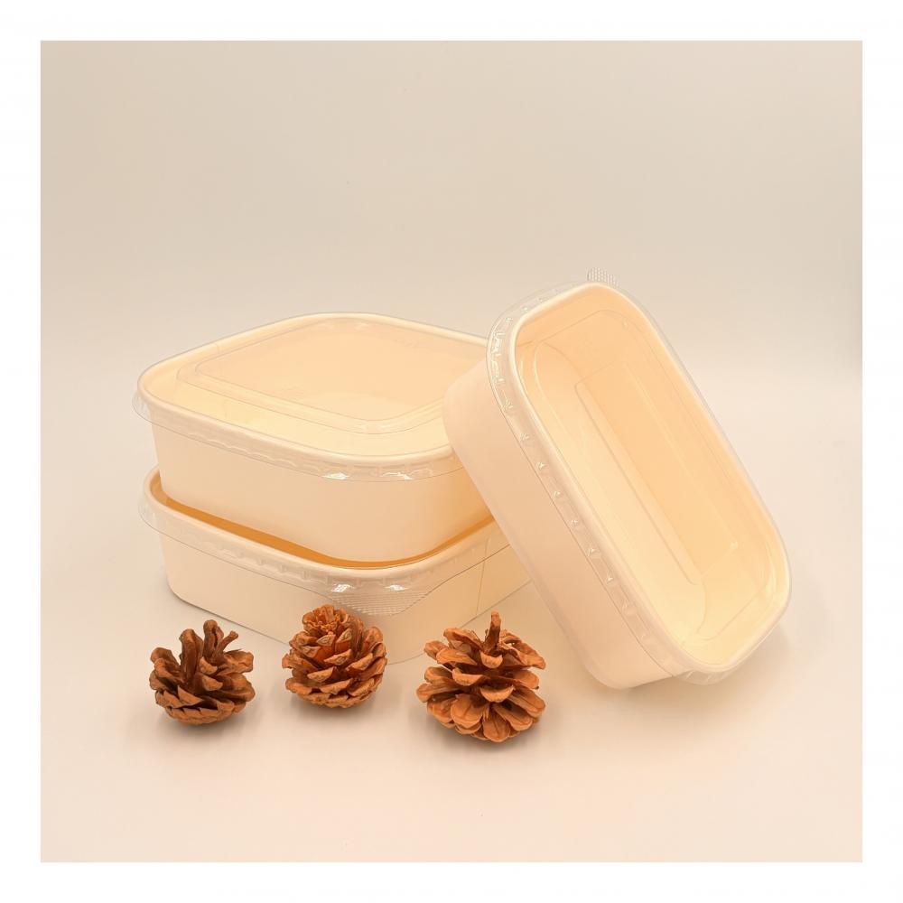 Disposable Kraft Paper Box Takeout Food Lunch Boxes