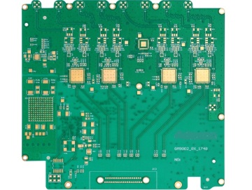 Carte de circuit de communication haute frequence en materiau mixte