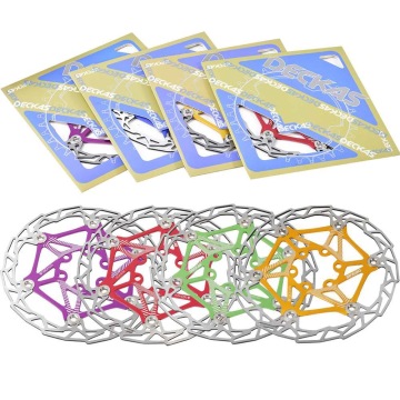 Bantalan rem mesin CNC ultra-ringan untuk sepeda MTB: 160mm dan 180mm, kompatibel dengan rem cakram 6-bolt dan rotor pelampung/berputar