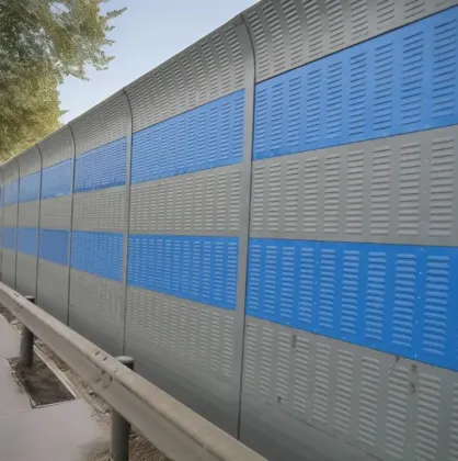 Factory-Supplied Highway Noise Reduction Metal Soundproof Wall