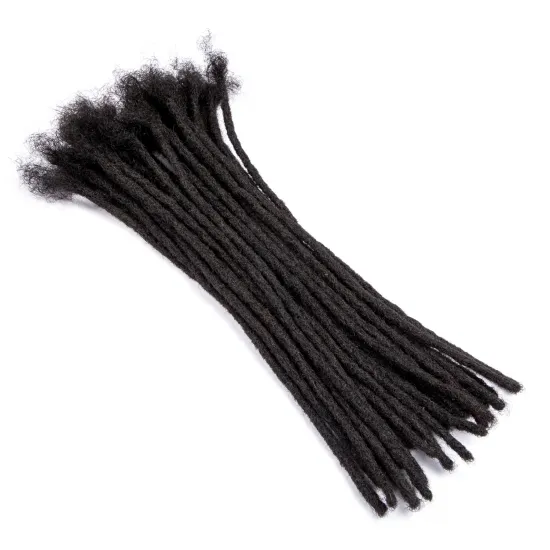 BLT Locks hot sale men dreads tight afro kinky human hair dread locs handmade dreadlock extensions human hair