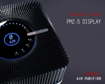 Household room Soundproof Air Purifier with smoke detector