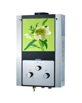 Colorful printing Glass Panel gas water heater