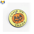 Custom Luminous Pumpkin Enamel Lapel Pin Badge