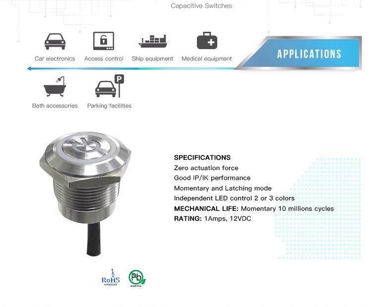 Capacitives switches