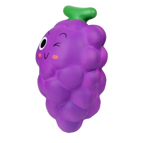 Wholesale Custom Japanese Fruit Squeeze Toys - Grapes and More Squishies