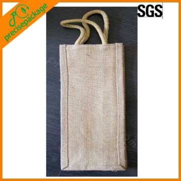 jute bag for wine bottle