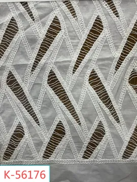 Voile Cotton Lace Embroidery Fabric Design