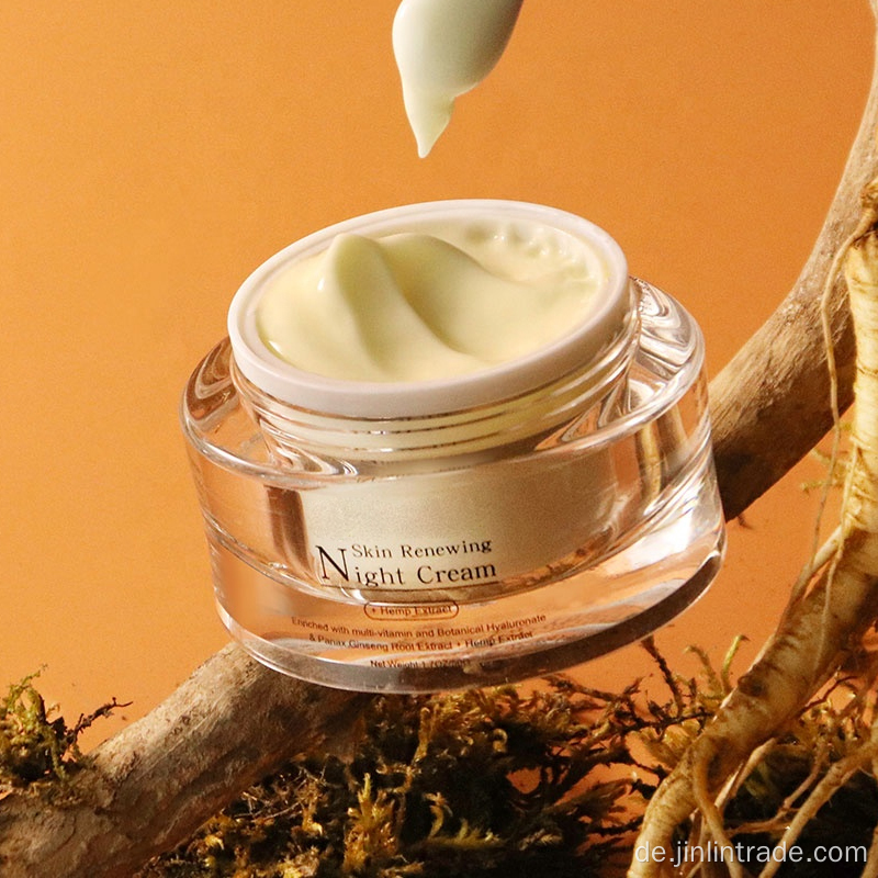 Feuchtigkeitsspendende Anti-Aging-Whiting-Hyaluronat-Nachtcreme