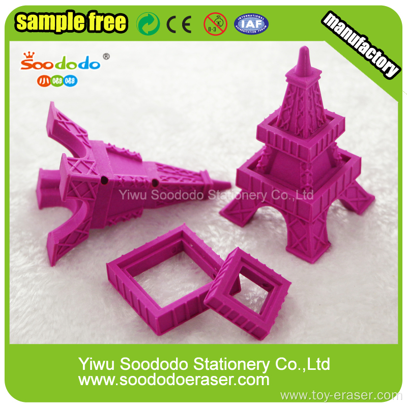 Eiffel Tower Shaped Eraser,eraser school&office use