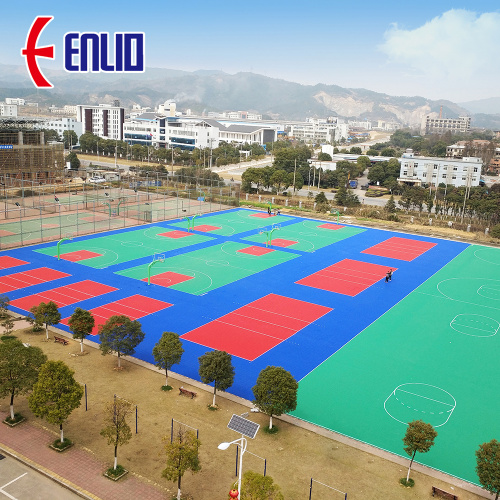 PP Court Tiles para la cancha de baloncesto al aire libre