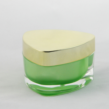PET jar with aluminium cap Aluminum Cosmetics Jar 15g to 350g