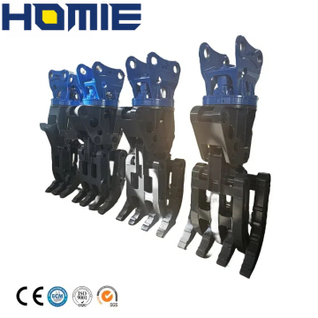 High Quality Durable Excavator Log Grab: Hydraulic Rotating Grapple for Wood and Stone