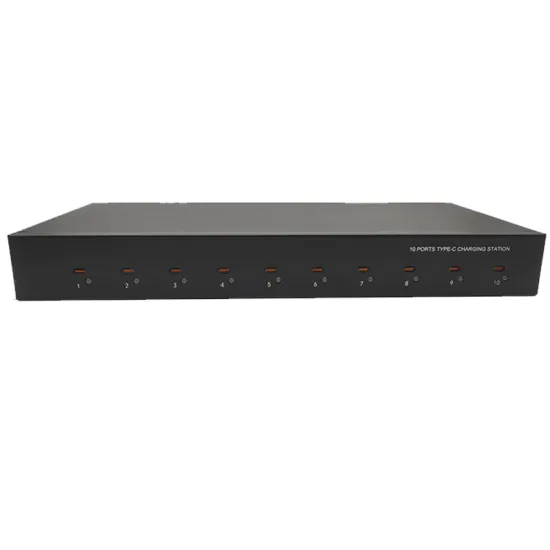 10-Port Type-C Cabinet Charging Station