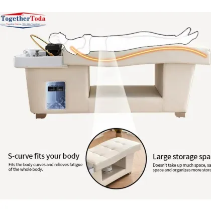 Convenient Massage and Hair Washing Bed