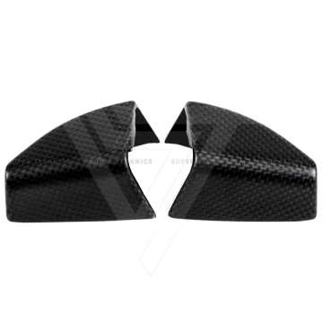 Rivestimento triangolare della porta interno in fibra di carbonio a secco opaco per Ferrari 458 Italia/Spider/Speciale 2011-2016